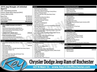 2018 Jeep Wrangler Jk Unlimited for sale in Rochester NH