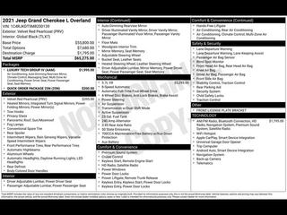 2021 Jeep Grand Cherokee L for sale in Rochester NH