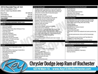 2016 Chevrolet Trax for sale in Rochester NH