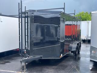 1996 Seed Cargo 7X16TA2 BO LADDER RACK