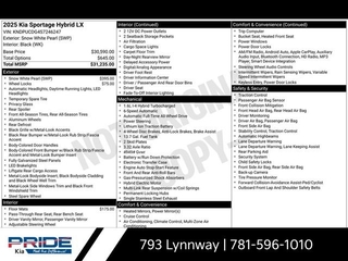 2025 Kia Sportage Hybrid for sale in Lynn MA